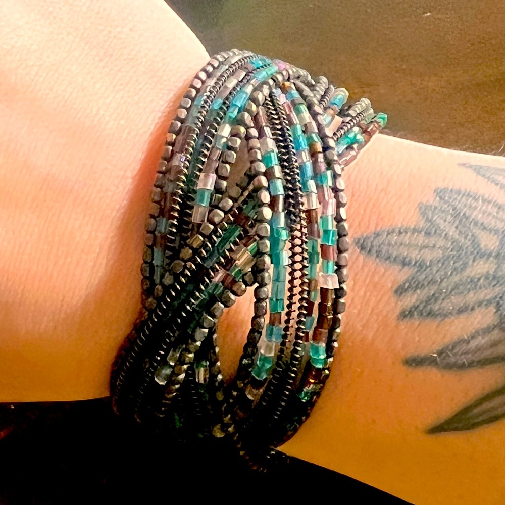 Y2K Boho Beaded Bracelet